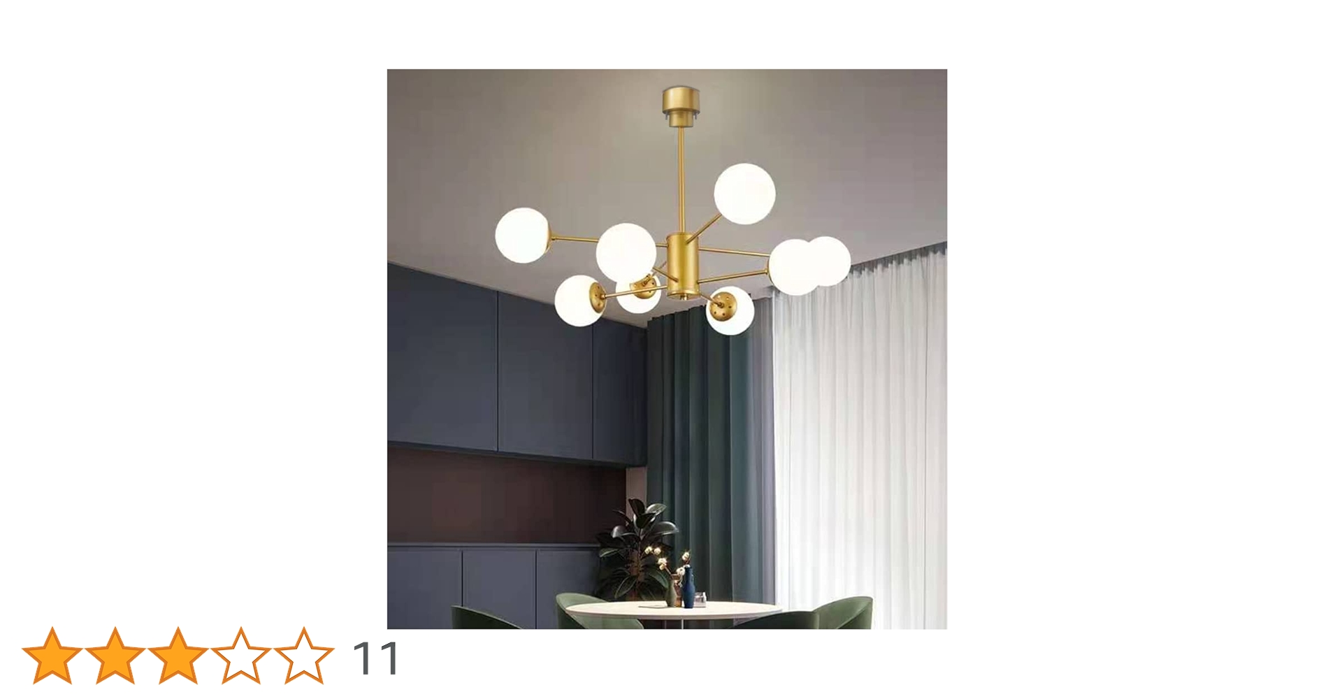 点灯確認済み スプートニク 6灯 60s スペースエイジ シャンデリア ライト Amazon.co.jp : DINGLILED シーリングライト6灯 オシャレ LED